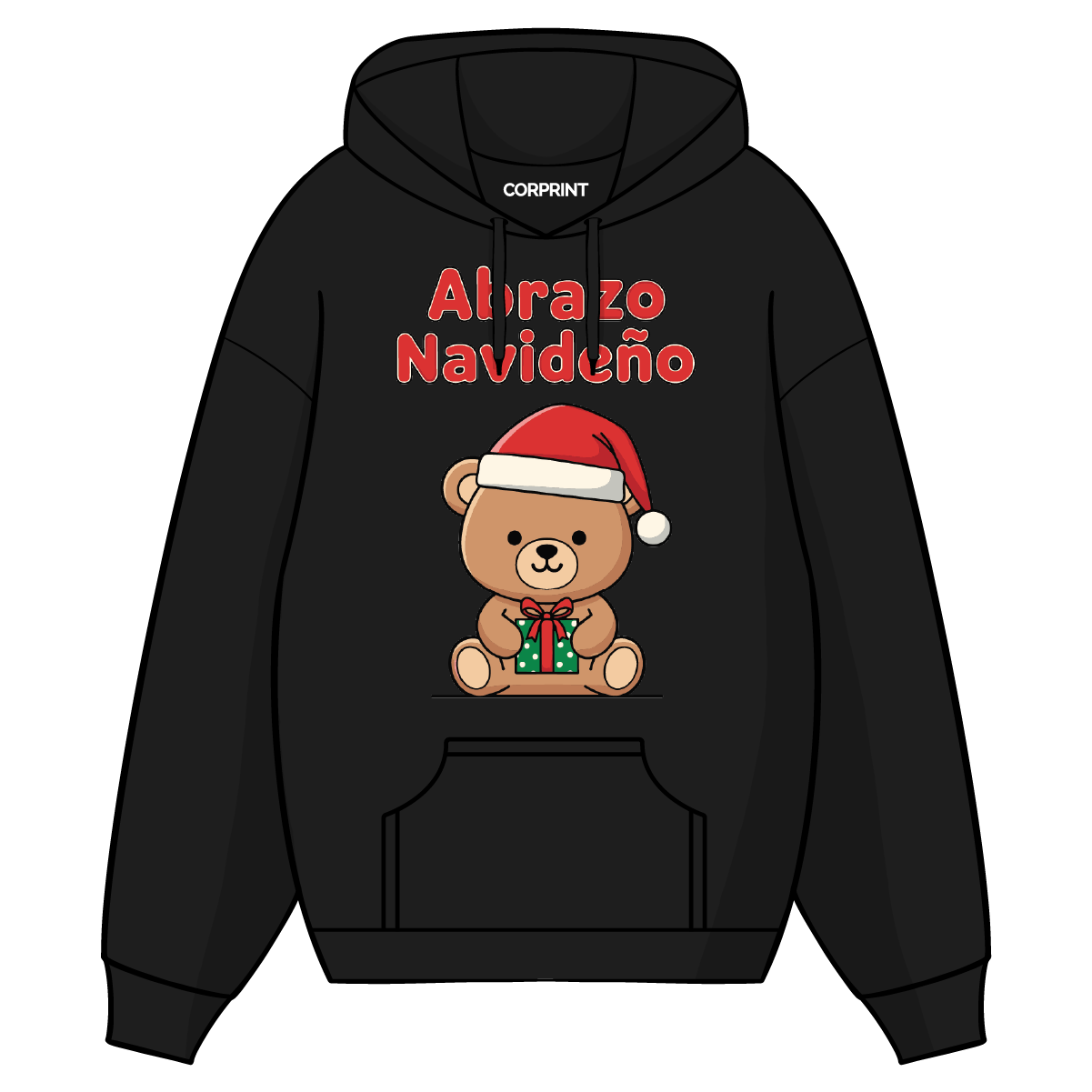 Sudadera con Capucha unisex "Abrazo Navideño"
