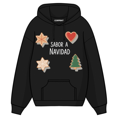 Sudadera con Capucha unisex “Sabor a Navidad”