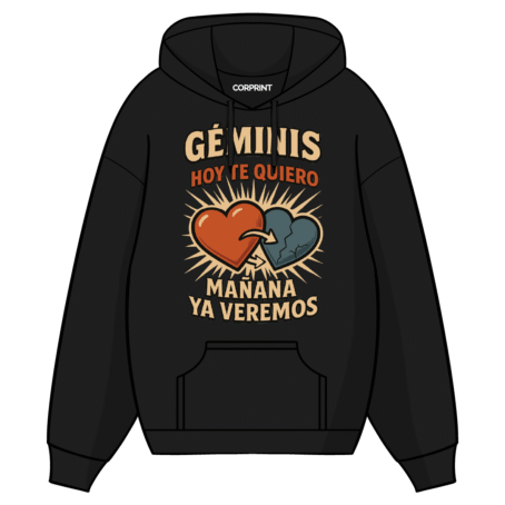 Sudadera con Capucha unisex “Geminis”