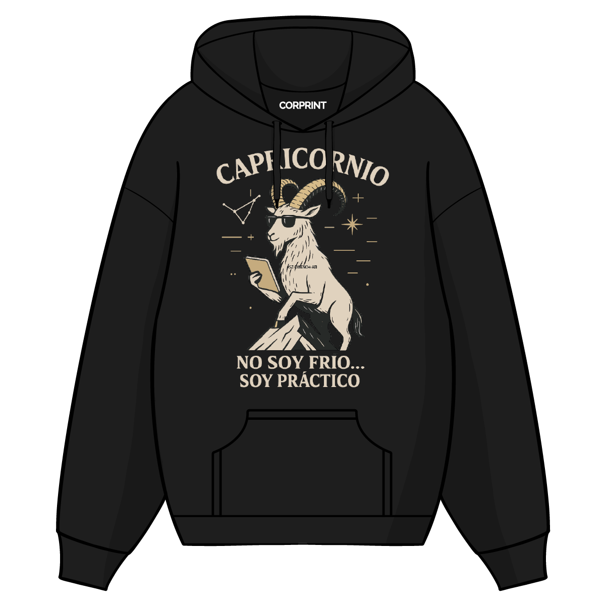 Sudadera con Capucha unisex "Capricornio"