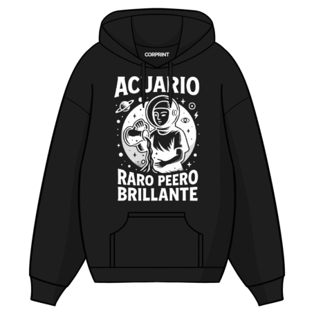 Sudadera con Capucha unisex “Acuario”