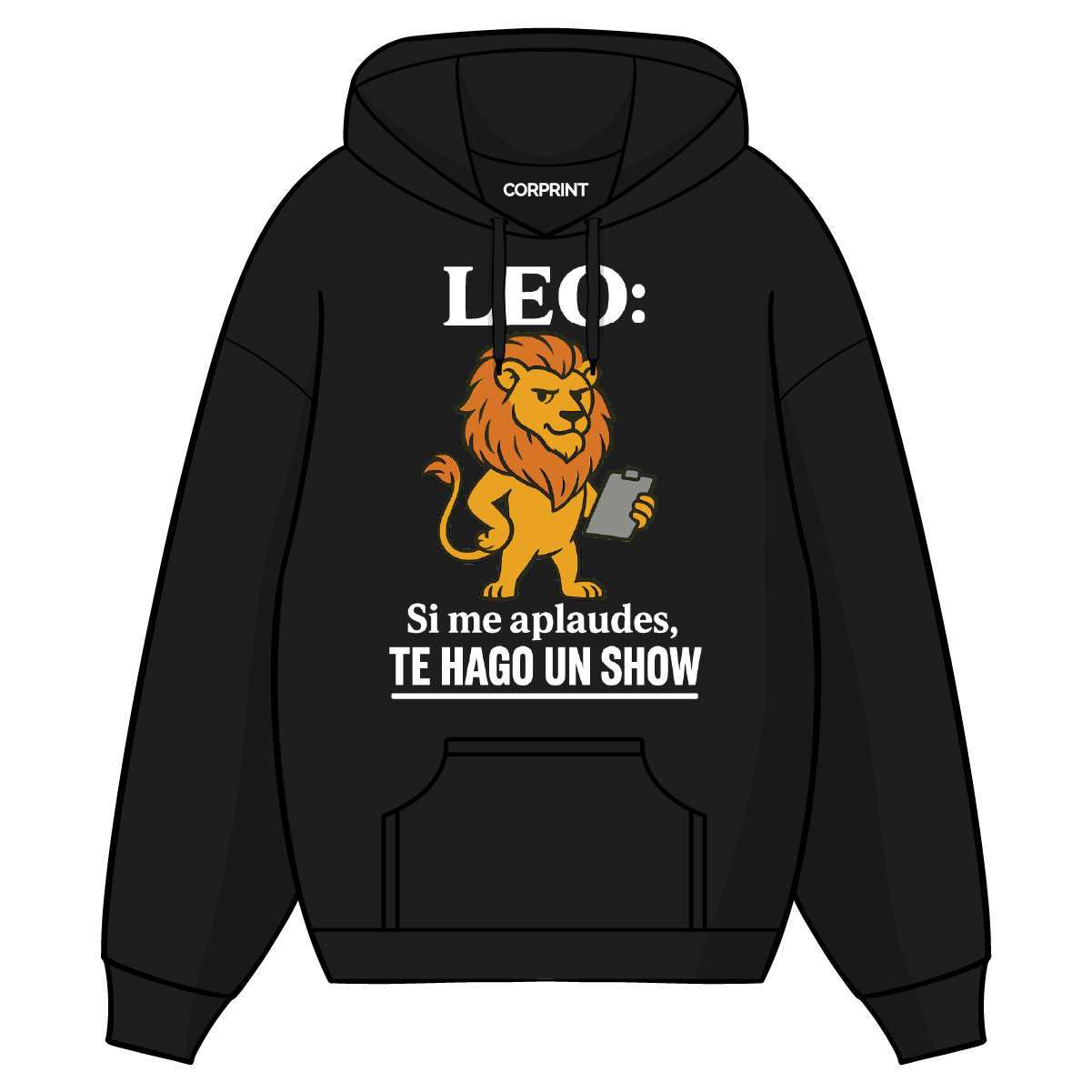 Sudadera con Capucha unisex "Leo"