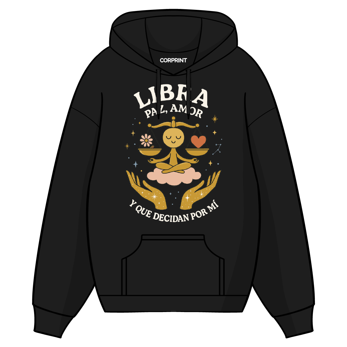 Sudadera con Capucha unisex "Libra"