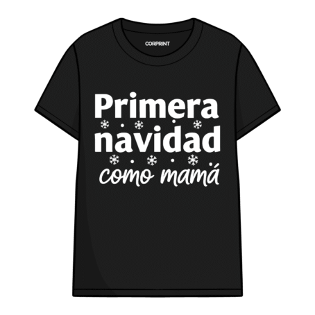 Camiseta unisex “Primera navidad como mamá”