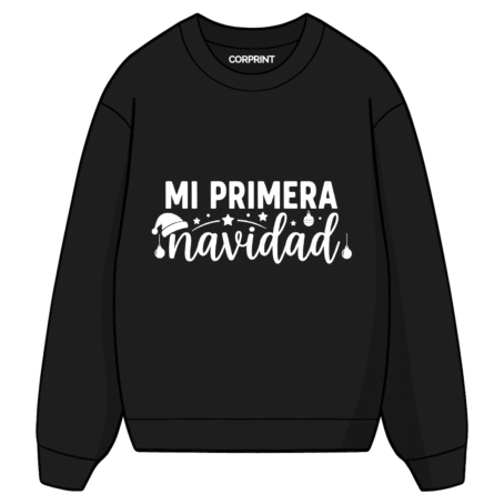 Sudadera unisex “Mi primera navidad”