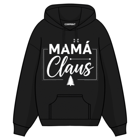 Sudadera con Capucha unisex “Mamá claus”